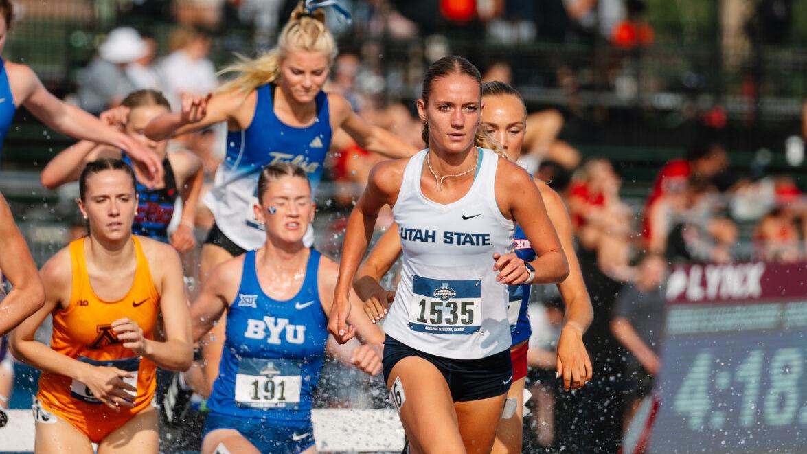 USU track & field: Jensen punches ticket to nationals in women's 3,000 SC